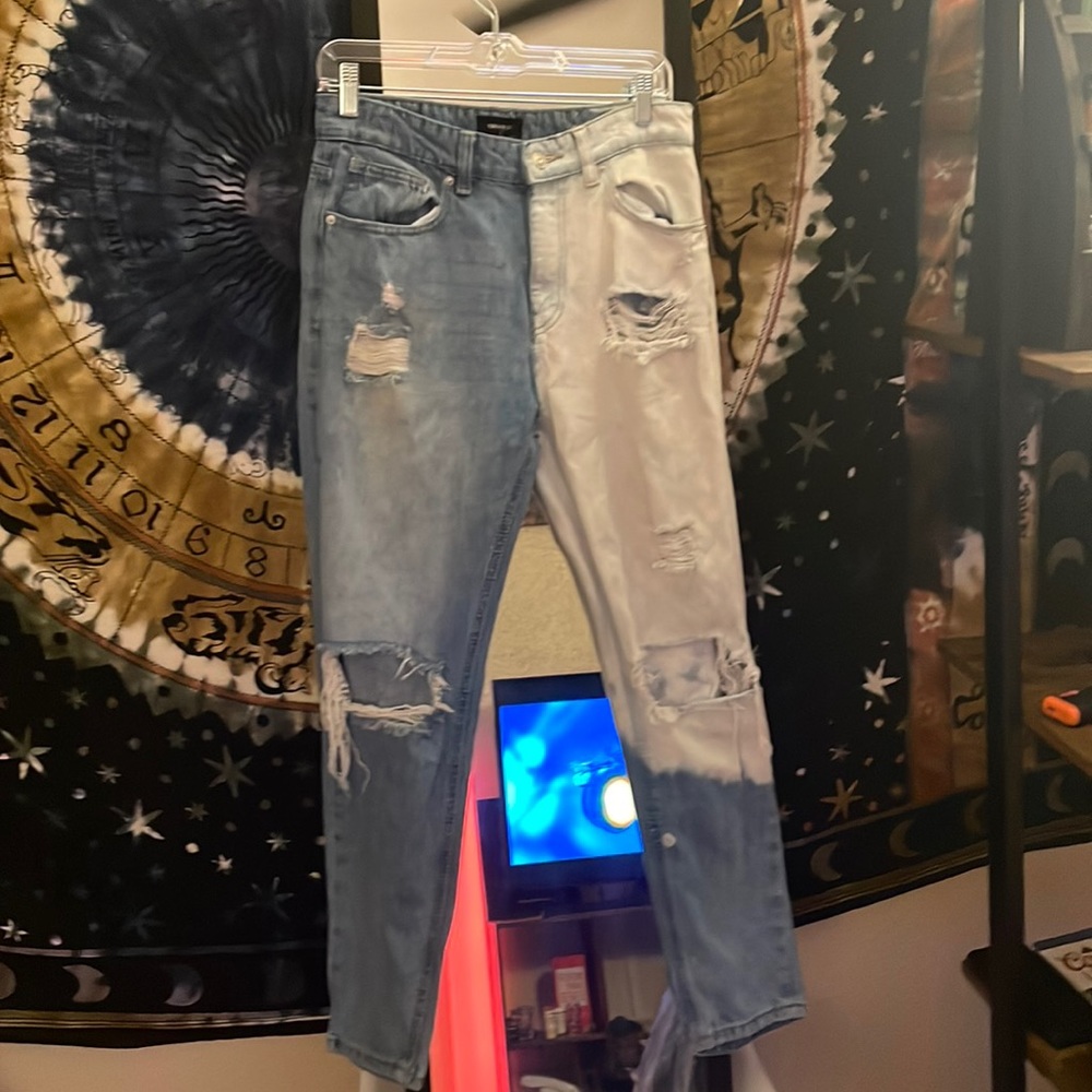 Color Block Jeans